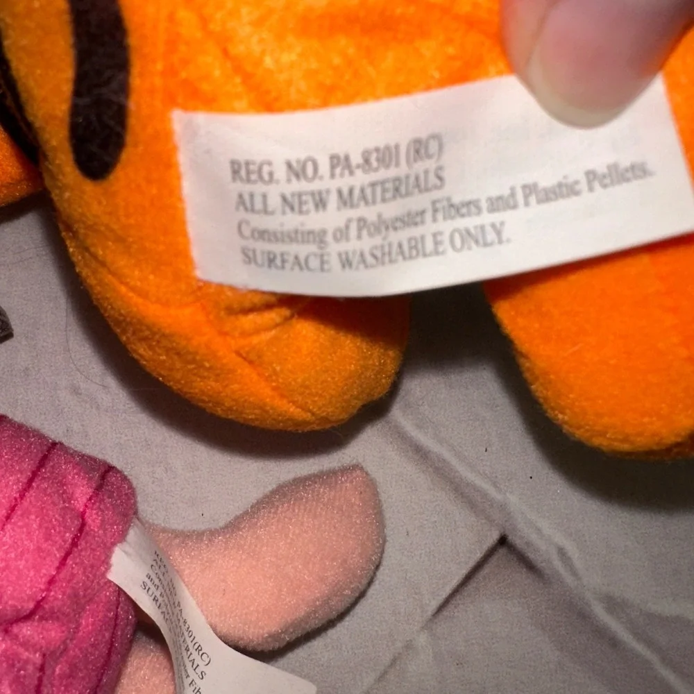 Disney Mattel 1999 Tigger Reindeer & Piglet Holiday Plush Set‎ Winnie the Pooh